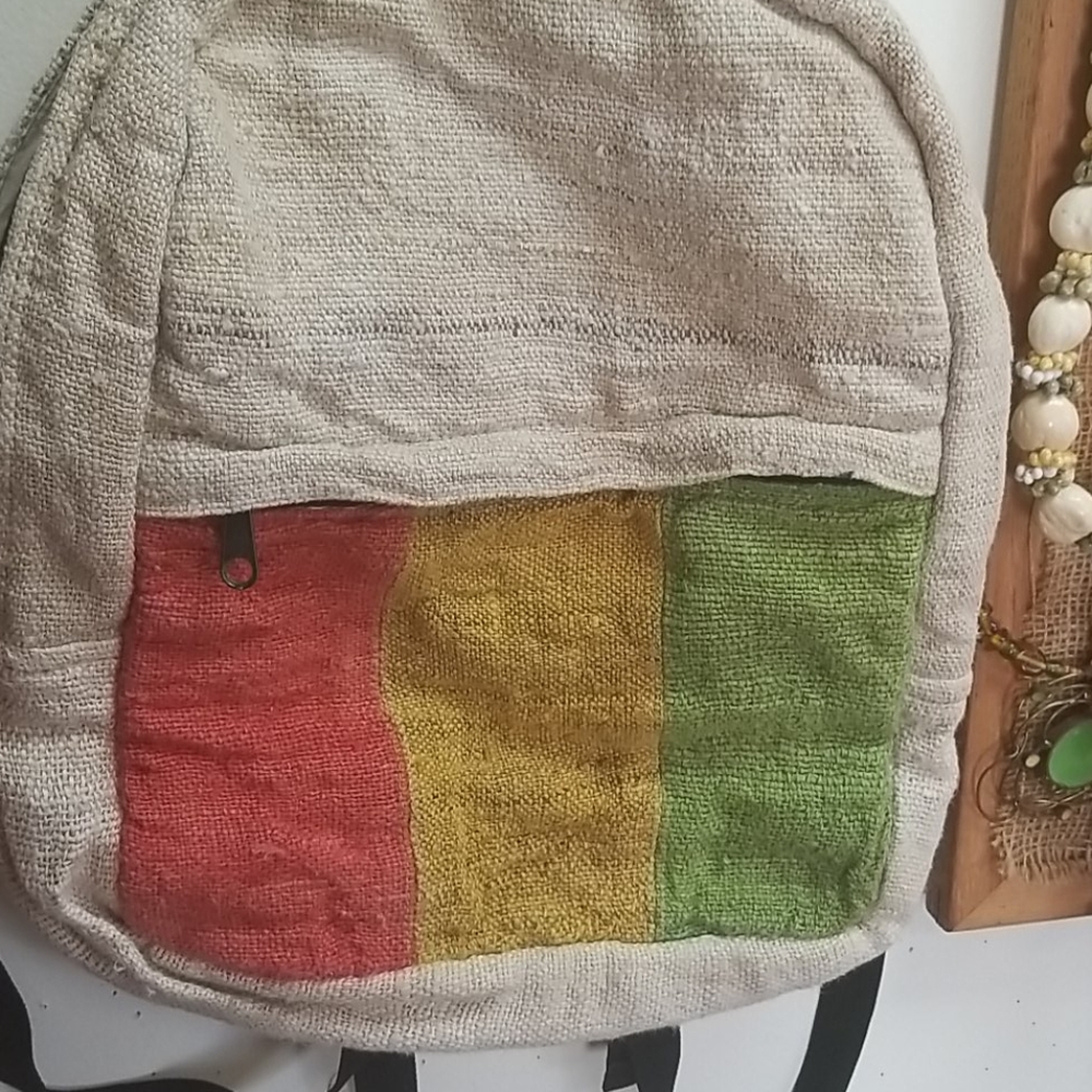 Burlap Backpack - image 2